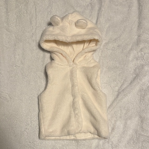 Carter's Other - Carter's Cream Hooded Vest for Kids
